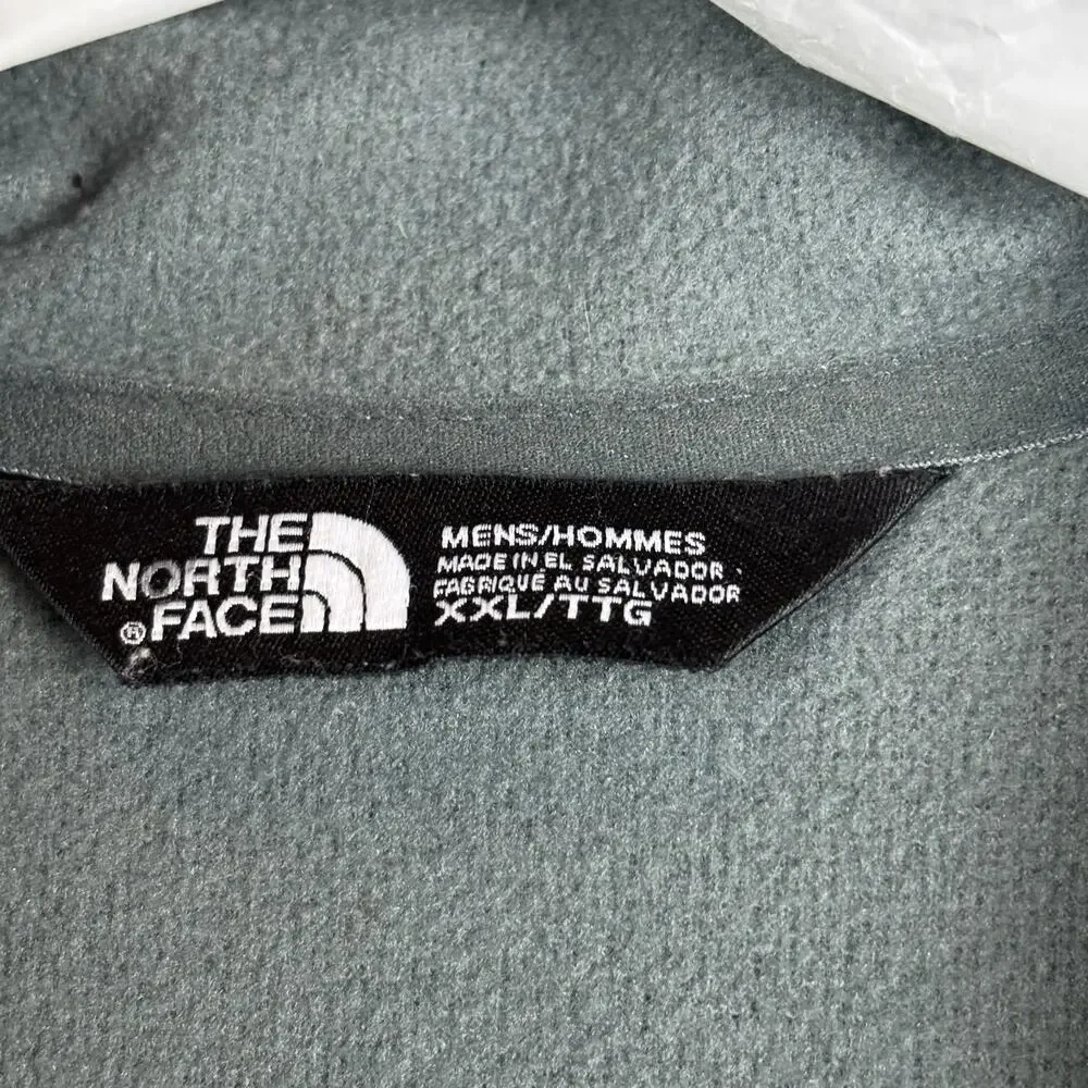 THE NORTH FACE MEN'S FULL ZIP HOODED SWEATSHIRT JACKET GRAY SIZE 2XL